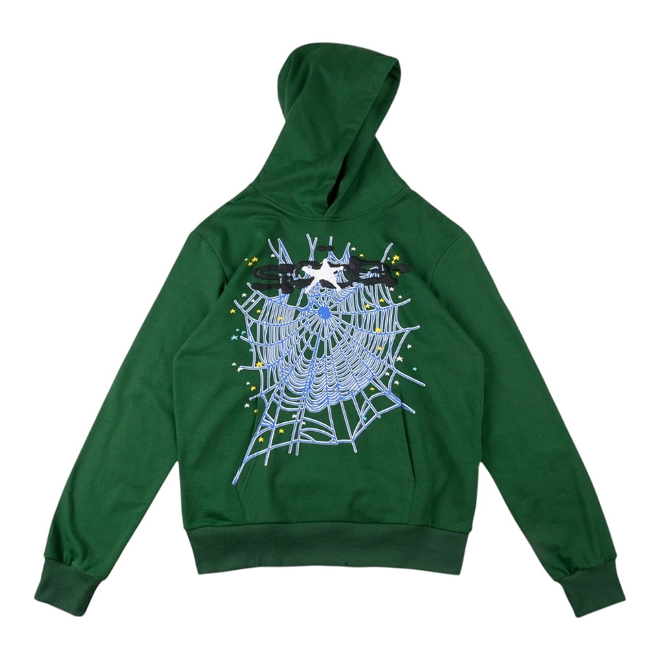 Sp5Der 555555 Hunter Web Hoodie