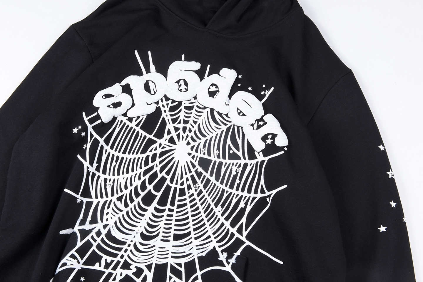 Sp5Der 555555 Og Web Black White Hoodie
