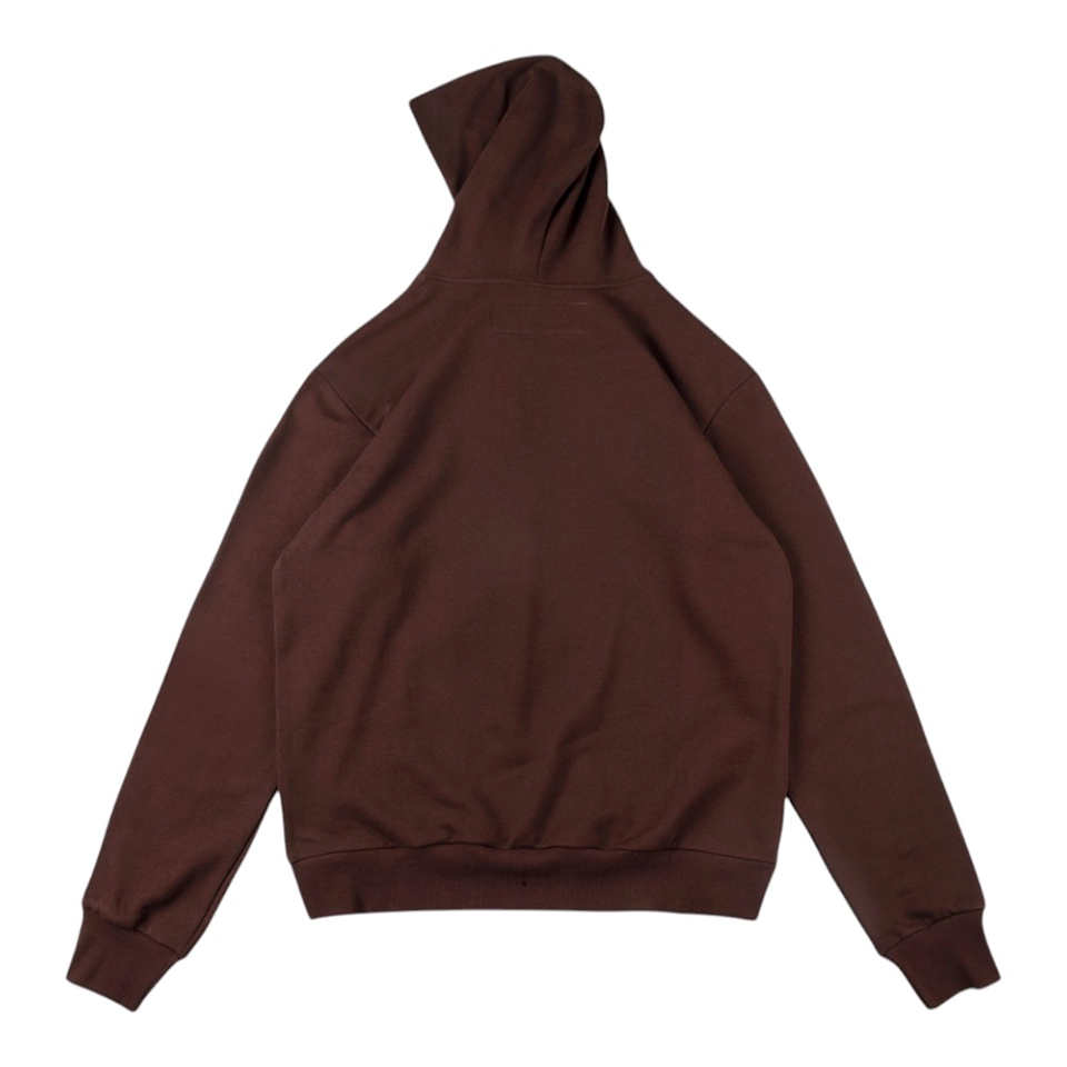 Sp5Der 555555 Rhinestone Web Print Hoodie