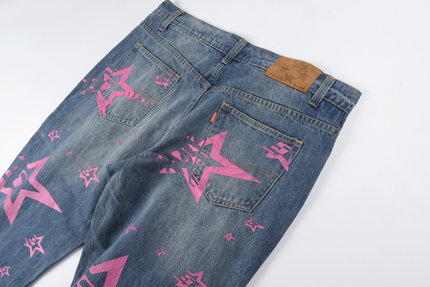 Sp5der-All-Over-Star-Denim-Jeans2.webp Sp5Der All Over Star Denim Jeans