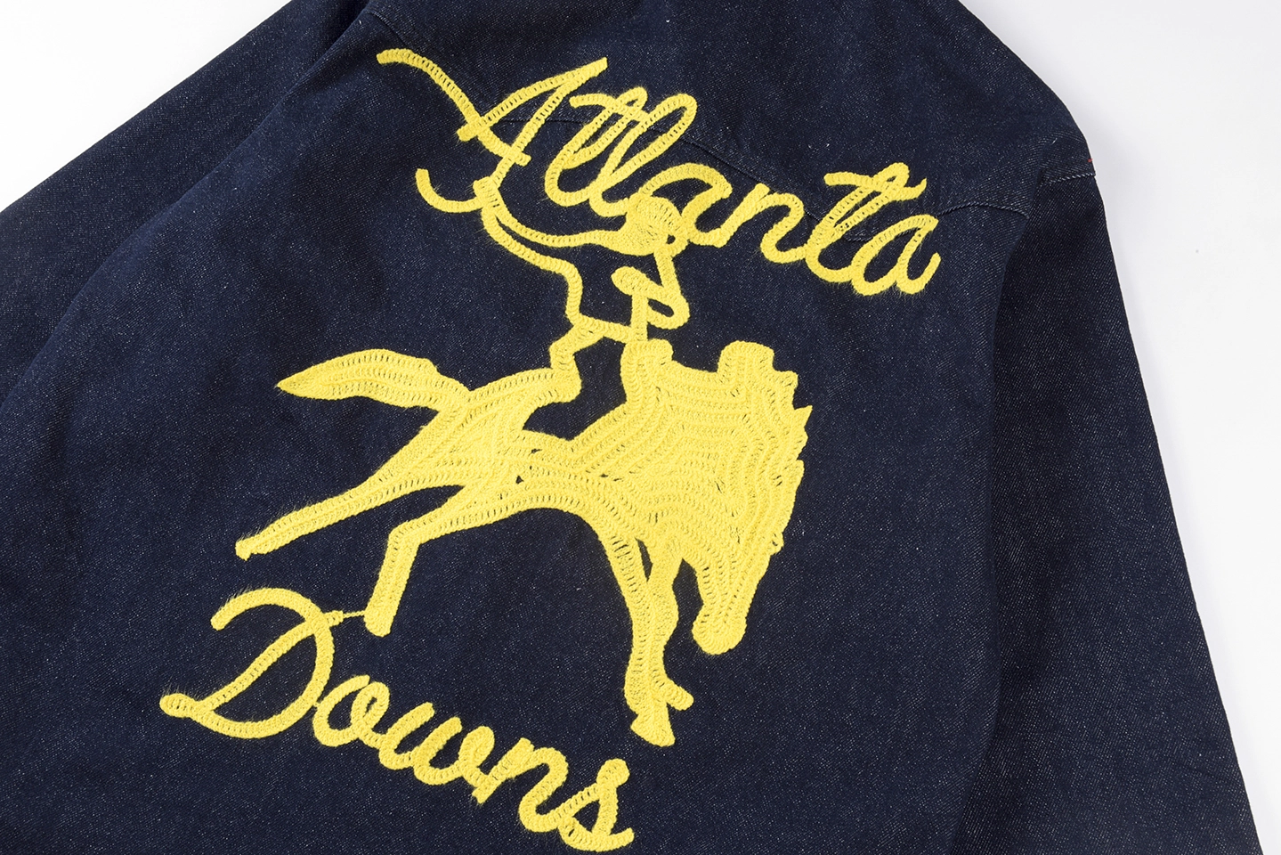 Sp5der-Atlanta-Downs-Embroidered-Dark-Denim-Jacket3.webp Sp5Der Atlanta Downs Embroidered Dark Denim Jacket