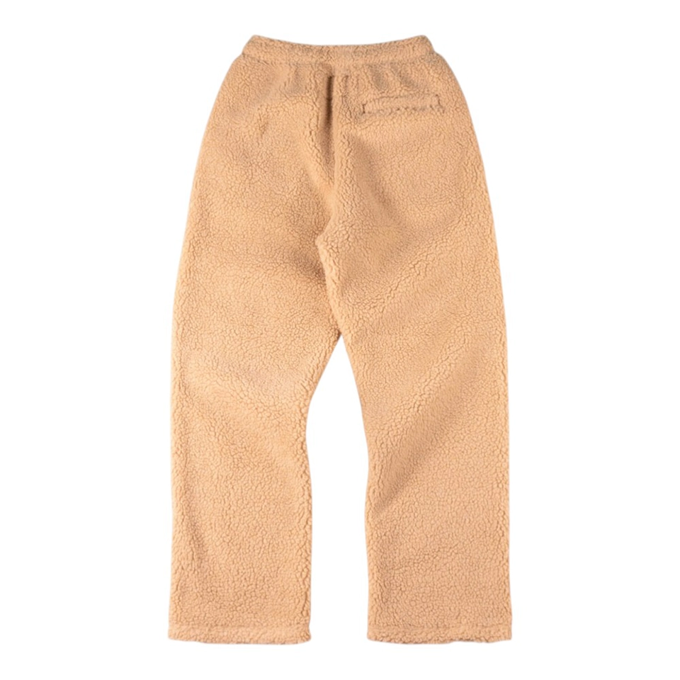 Sp5der-Beige-Sherpa-Fleece-Pants2.webp Sp5Der Beige Sherpa Fleece Pants