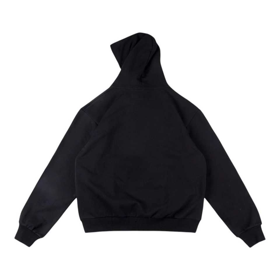 Sp5Der Black Flame Web Graphic Hoodie