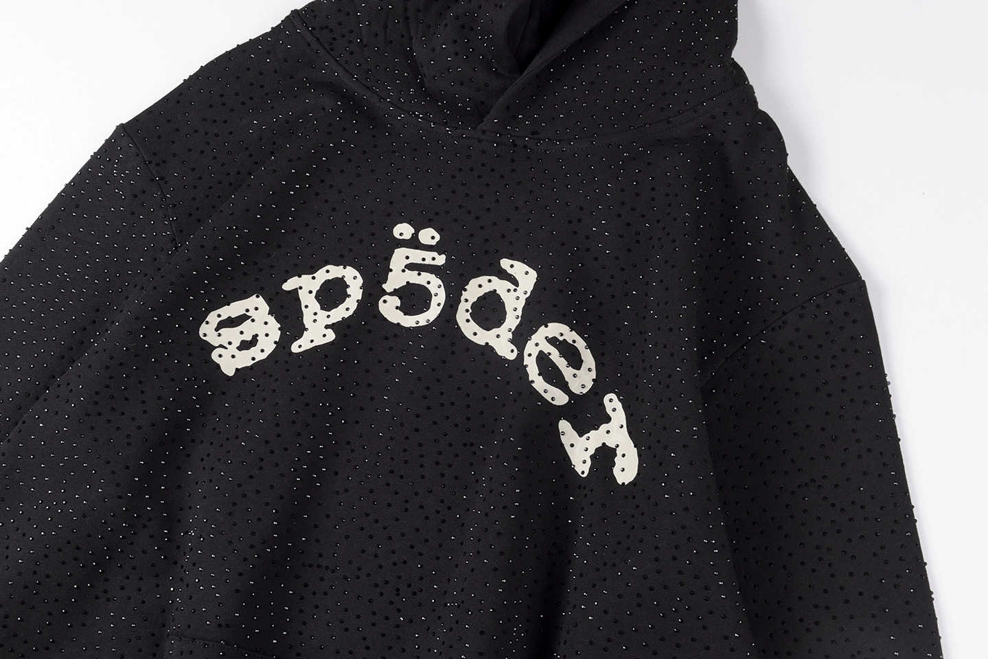 Sp5der-Black-Mesh-Logo-Hoodie5.webp Sp5Der Black Mesh Logo Hoodie