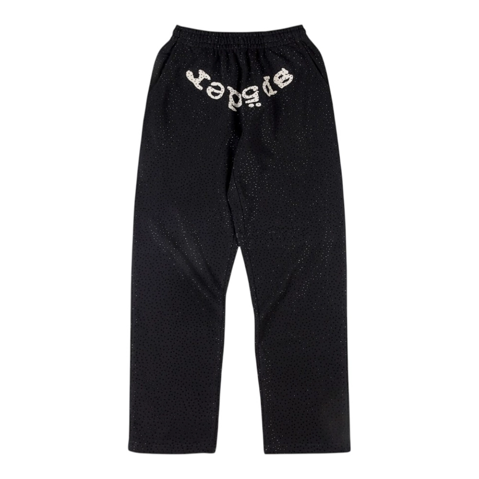 Sp5der-Black-Mesh-Logo-Track-Pants1.webp Sp5Der Black Mesh Logo Track Pants