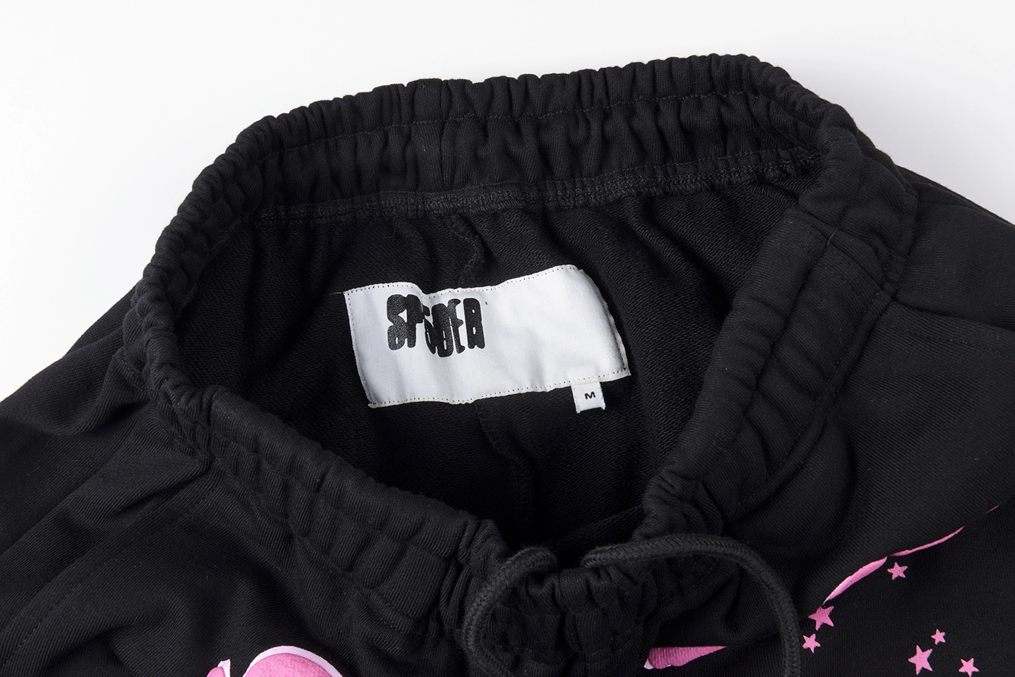 Sp5Der Black Star Cluster Print Sweatpants