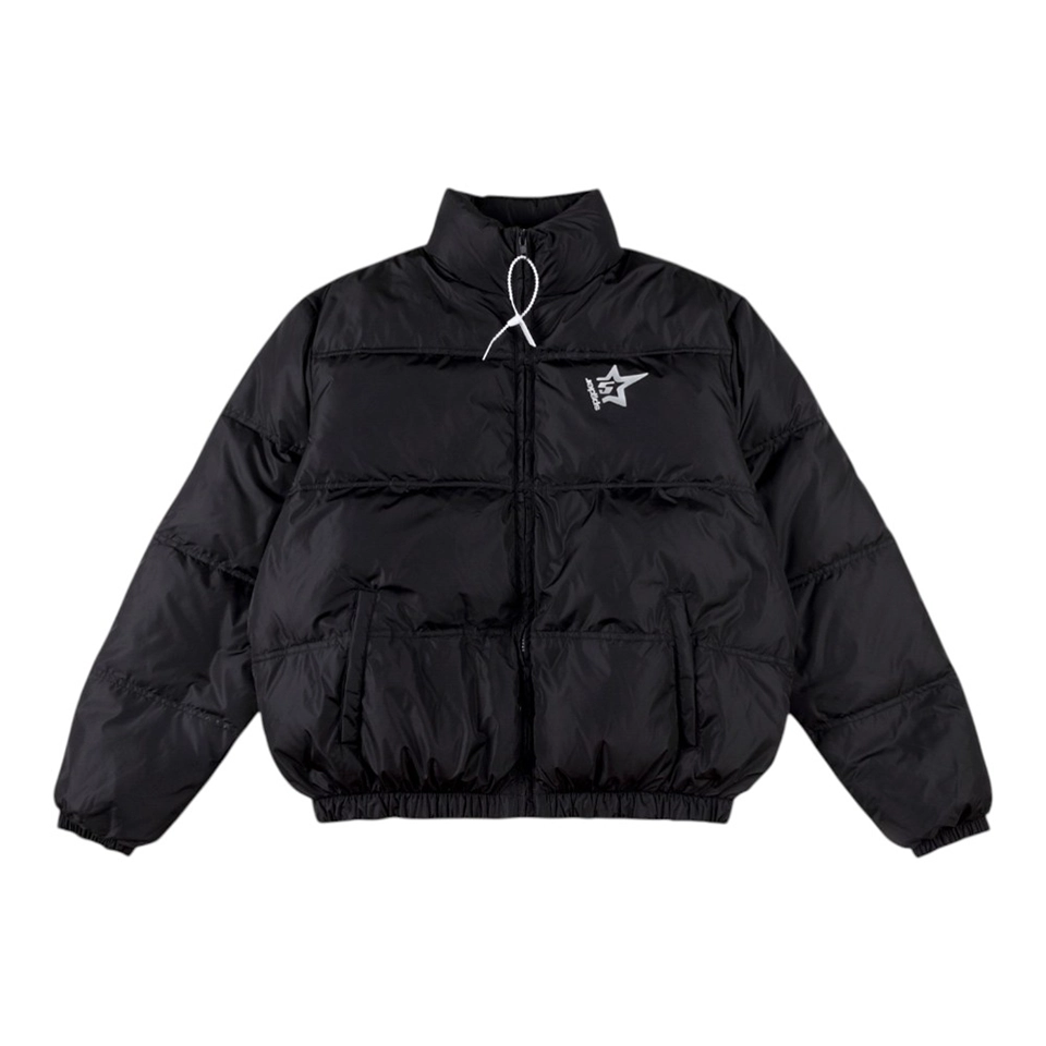 Sp5der-Black-Star-Logo-Puffer-Jacket3.webp Sp5Der Black Star Logo Puffer Jacket