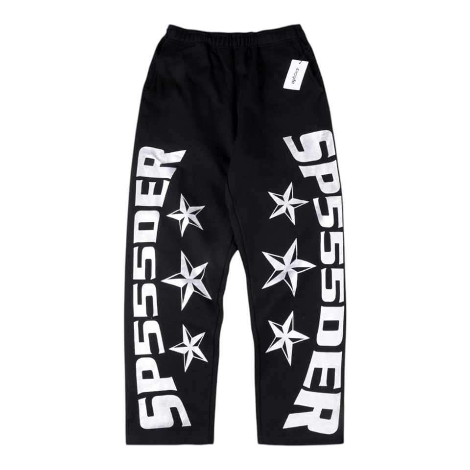 Sp5der-Black-Star-Logo-Sweatpants4.webp Sp5Der Black Star Logo Sweatpants
