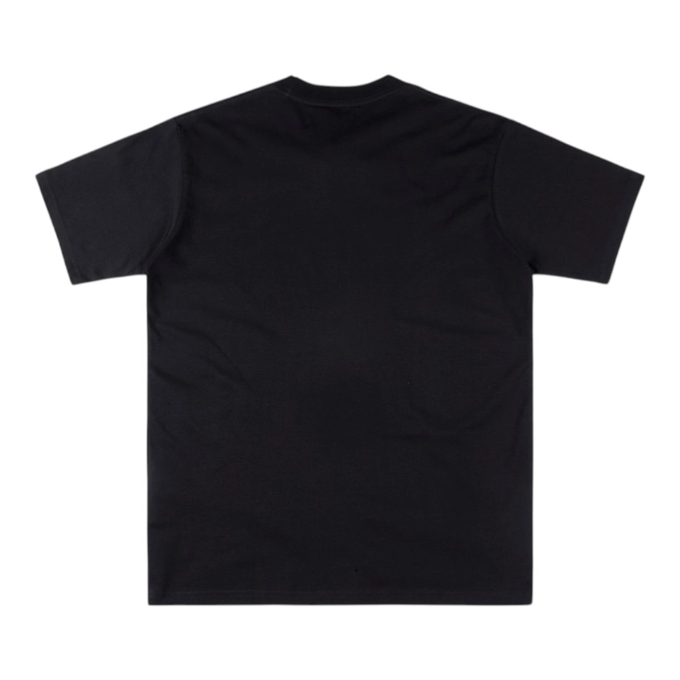Sp5Der Black Yellow Red Bolt Logo T Shirt