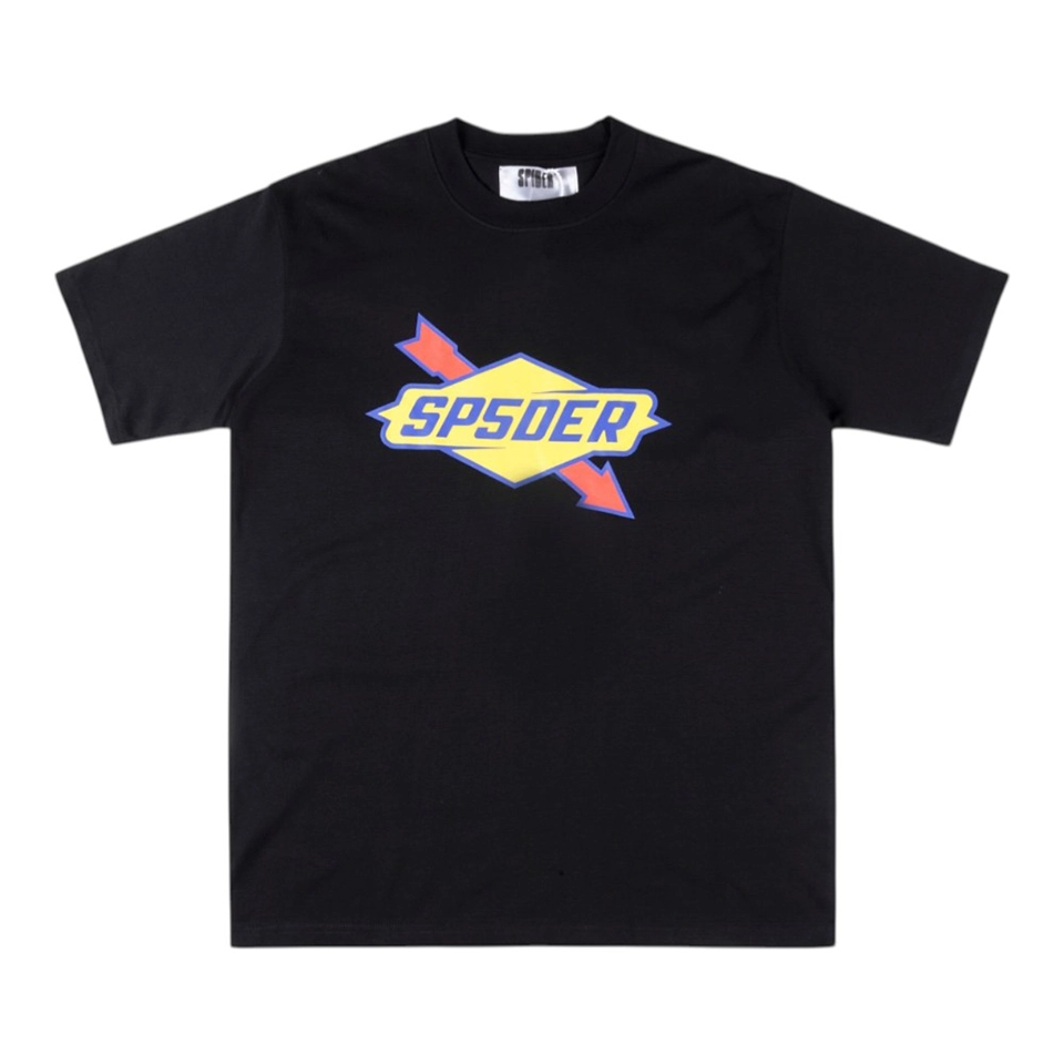 Sp5der-Black-Yellow-Red-Bolt-Logo-T-Shirt2.webp Sp5Der Black Yellow Red Bolt Logo T Shirt