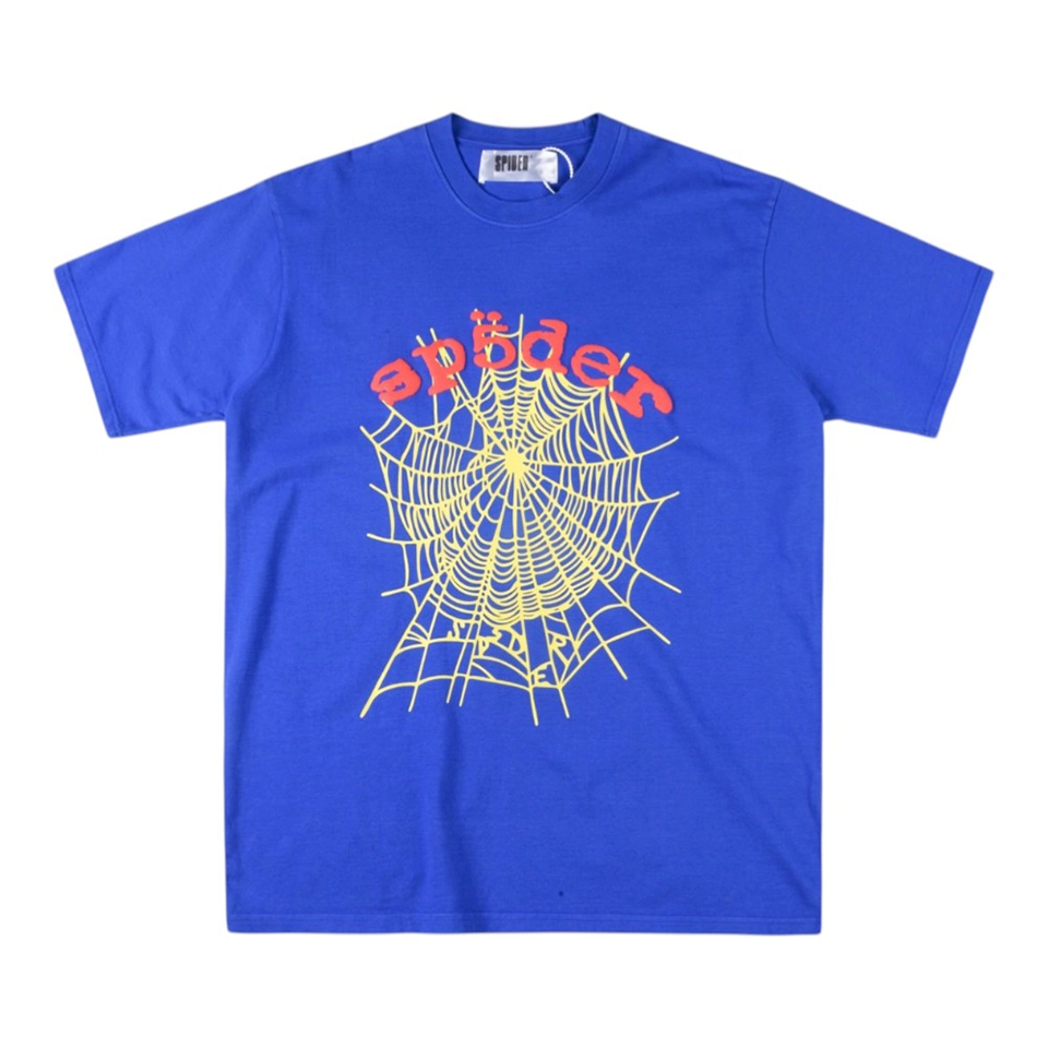 Sp5der-Blue-Red-Yellow-Web-Graphic-T-Shirt4-1.webp Sp5Der Blue Red Yellow Web Graphic T Shirt