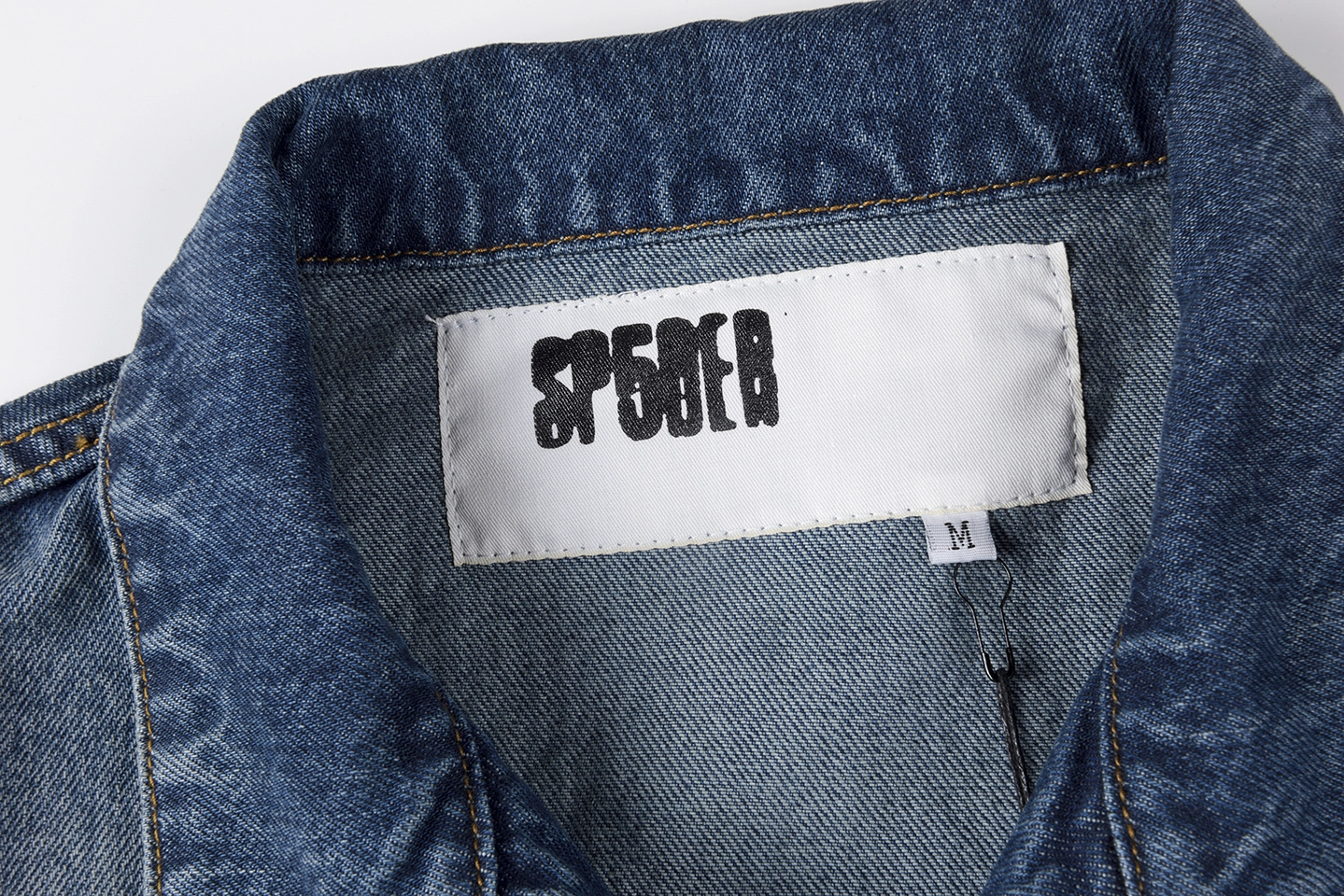 Sp5der-Blue-Washed-Logo-Embroidery-Denim-Jacket2.webp Sp5Der Blue Washed Logo Embroidery Denim Jacket