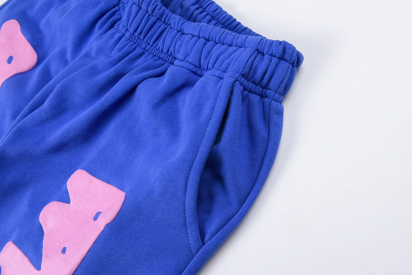 Sp5Der Blue World Graphic Sweatpants