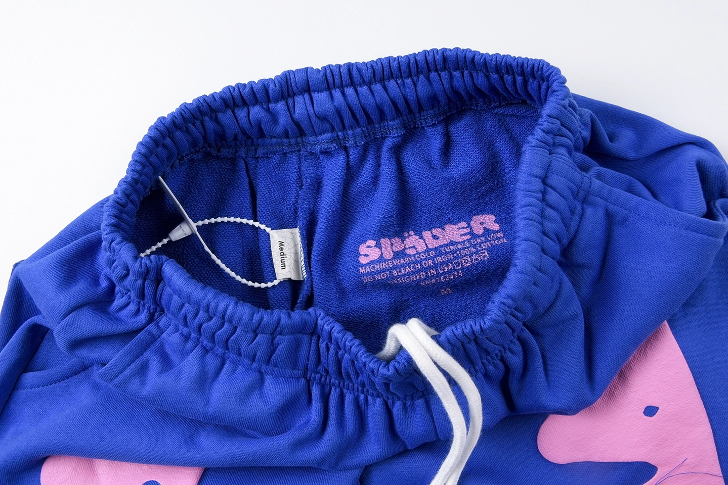 Sp5Der Blue World Graphic Sweatpants