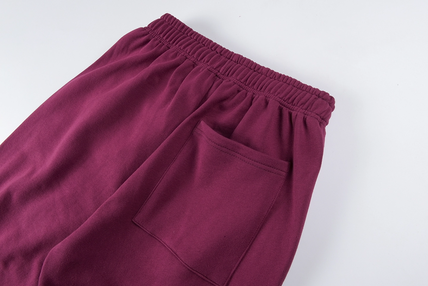 Sp5Der Burgundy Sneaker Sole Print Sweatpants