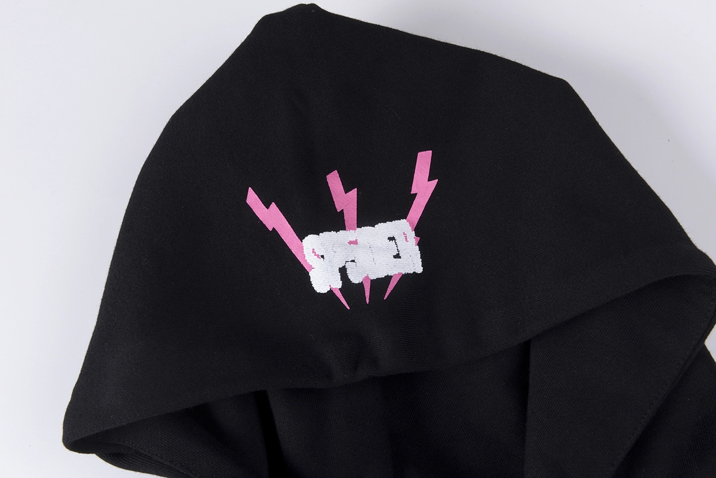 Sp5Der Classic Web 555555 Black Pink Hoodie