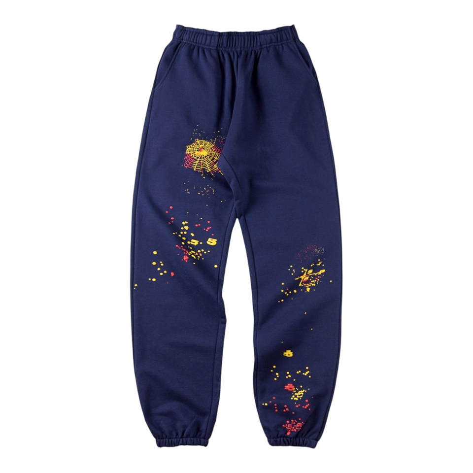 Sp5Der Insect Groupe Splatter Graphic Sweatpants