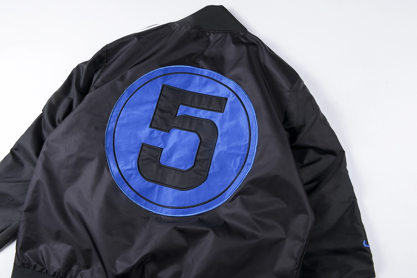 Sp5Der Midnight Blue Five Racing Bomber Jacket