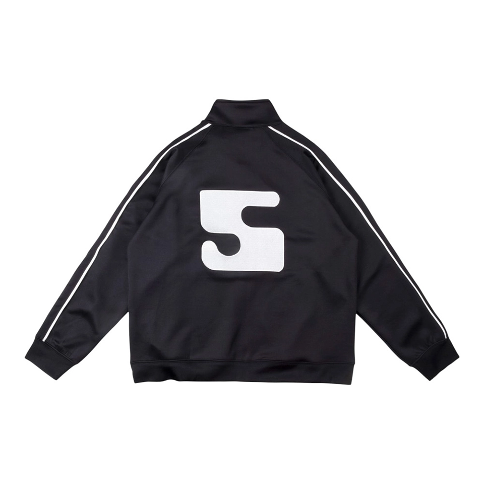 Sp5Der Midnight Ivory Stripe Track Jacket