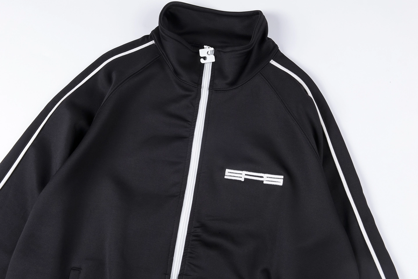 Sp5Der Midnight Ivory Stripe Track Jacket
