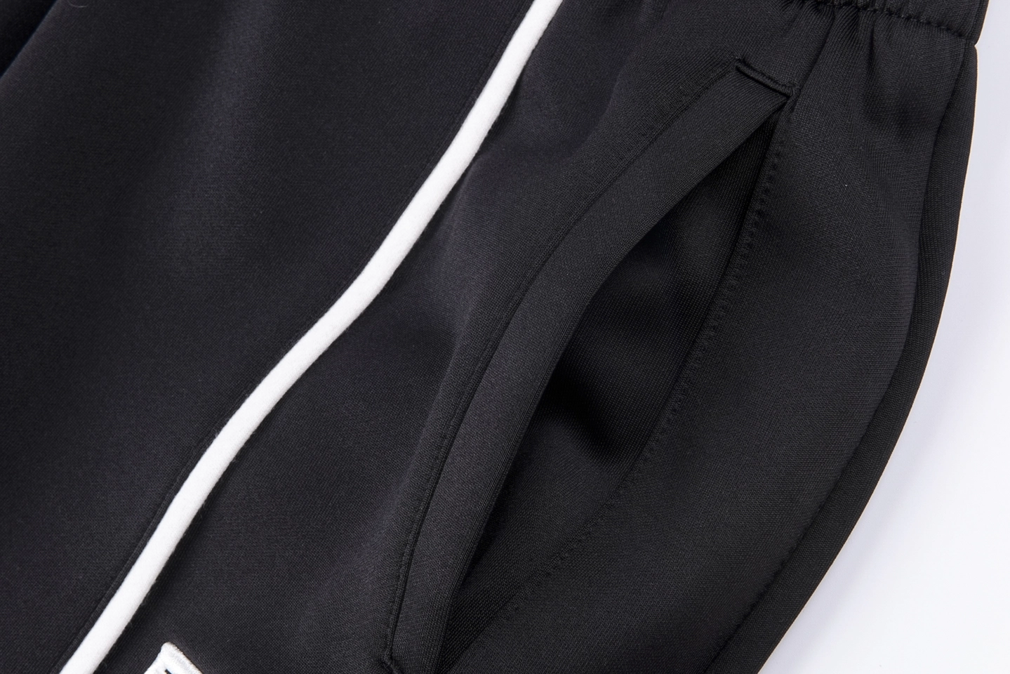 Sp5Der Midnight White Dual Stripe Track Pants
