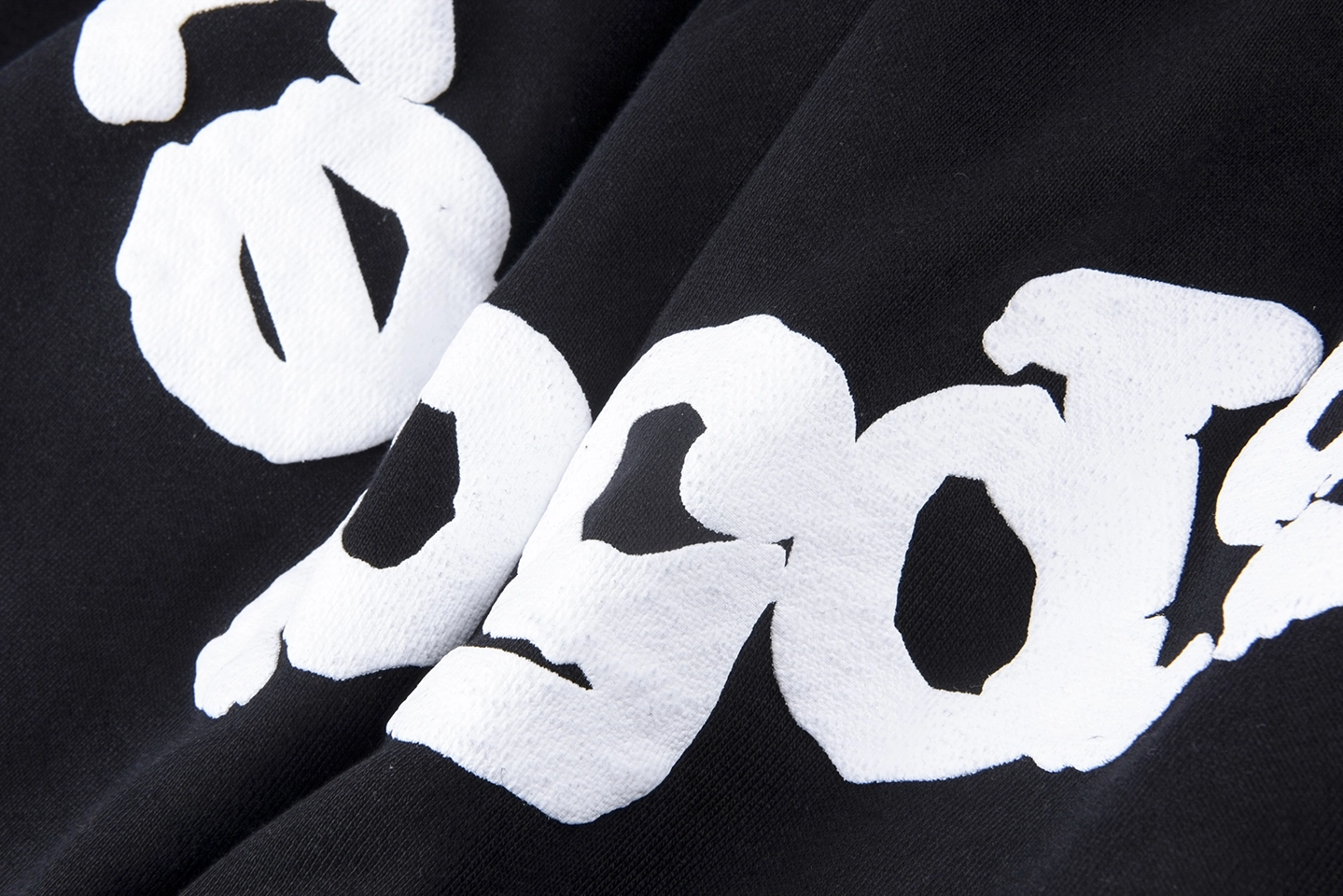 Sp5Der Midnight White Stardust Script Sweatpants