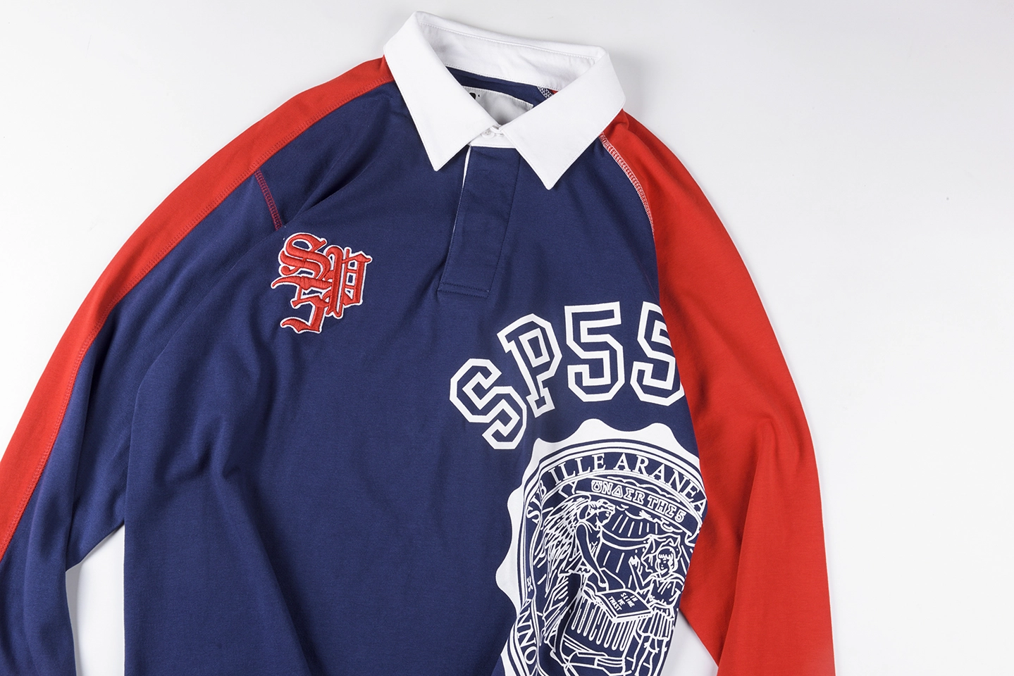 Sp5der-Navy-Red-Panel-Graphic-Rugby-Polo-Shirt6.webp Sp5Der Navy Red Panel Graphic Rugby Polo Shirt