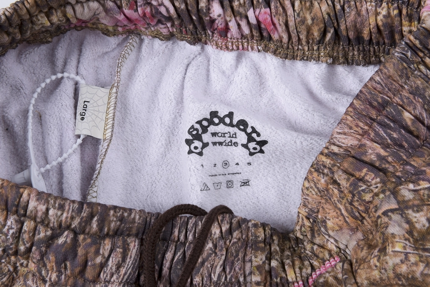 Sp5Der Pink Camo Woodland Sweatpants