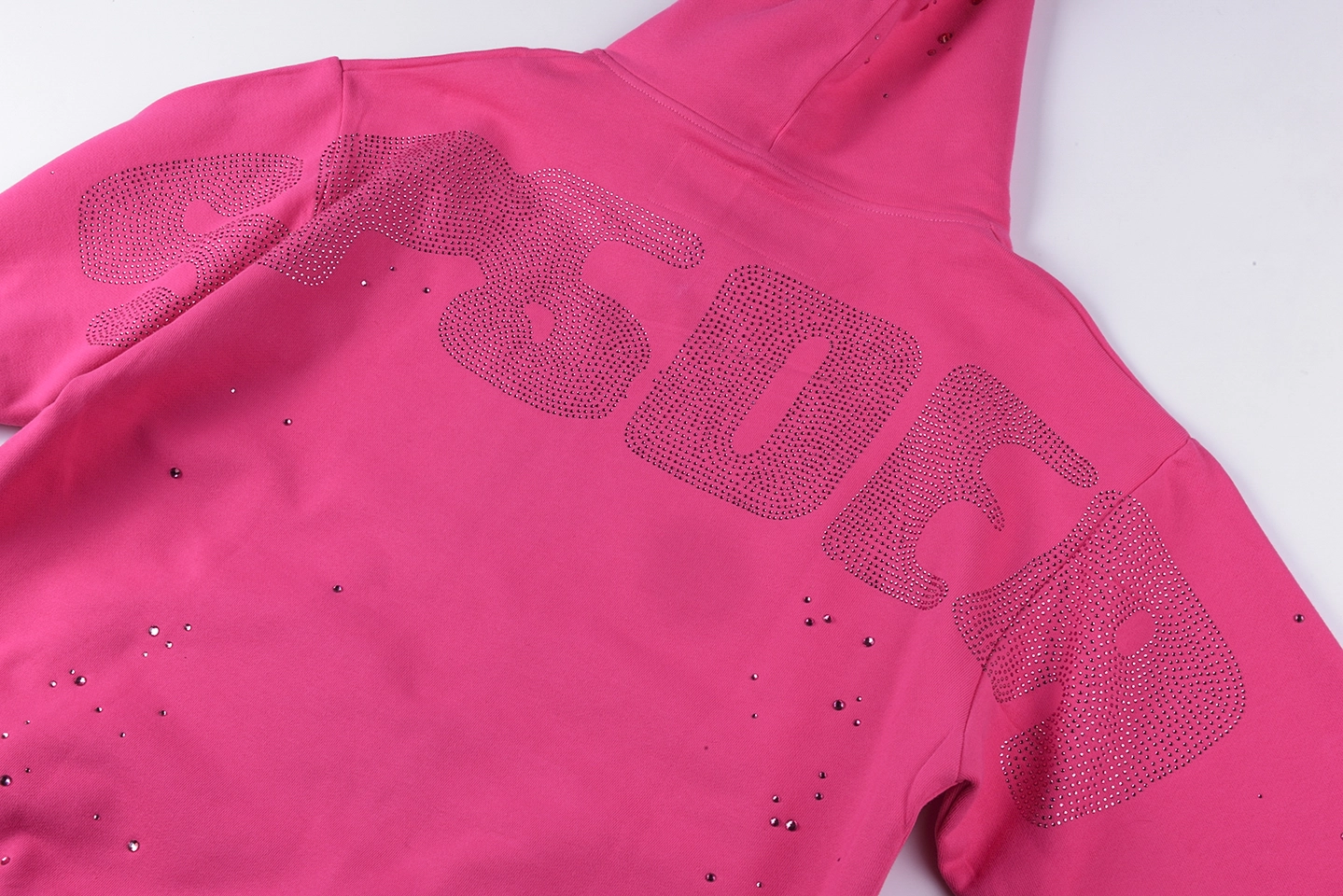 Sp5der-Pink-Rhinestone-Web-Hoodie3.webp Sp5Der Pink Rhinestone Web Hoodie