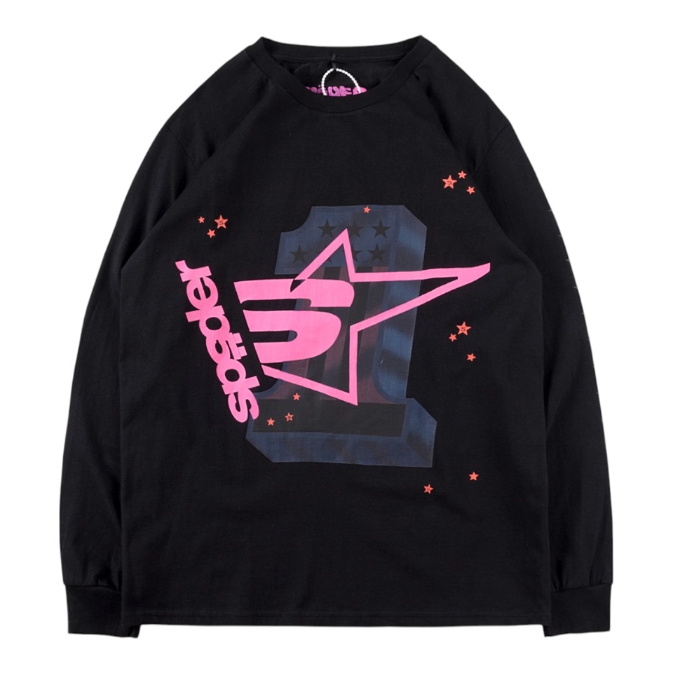 Sp5Der Pink Star Logo Shirt
