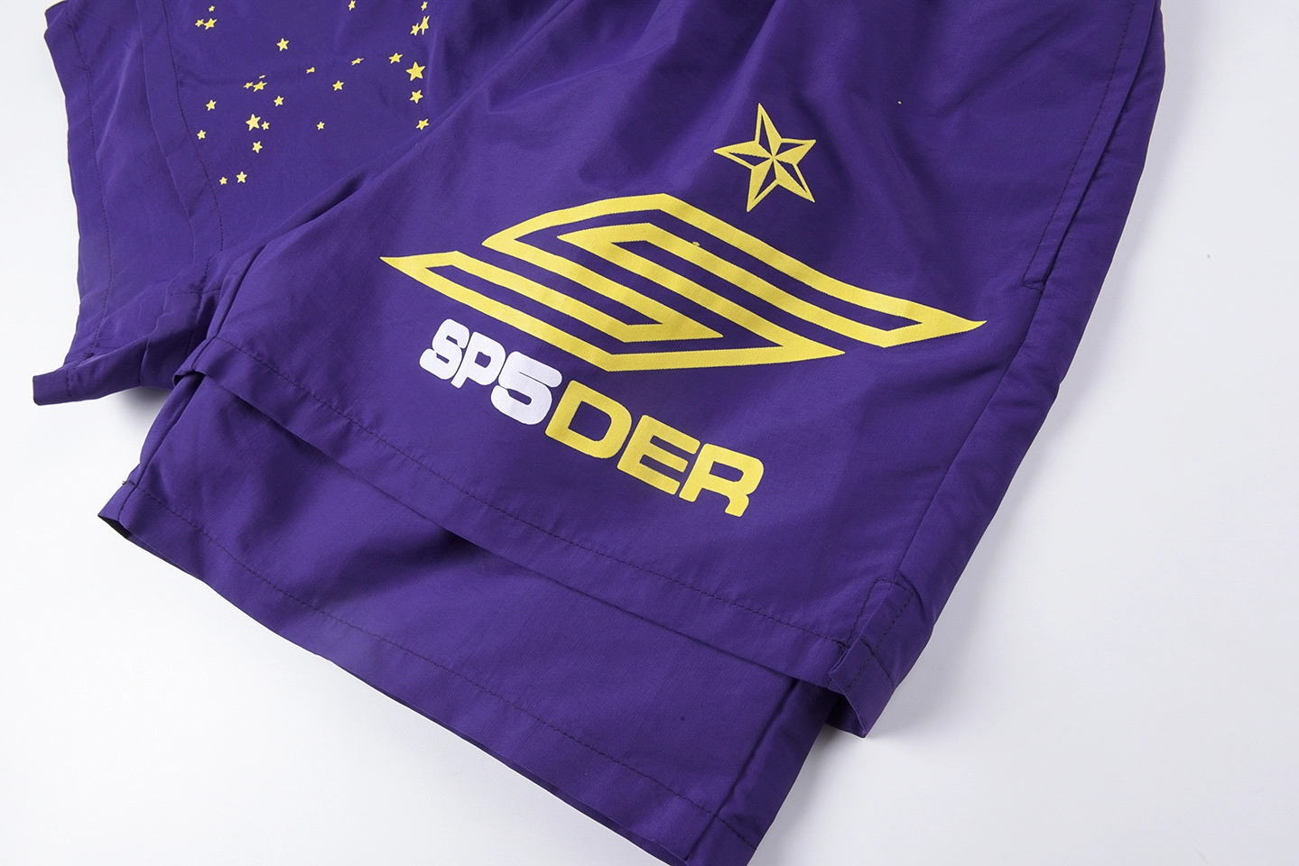 Sp5der-Purple-Star-Logo-Graphic-Shorts7.webp Sp5Der Purple Star Logo Graphic Shorts