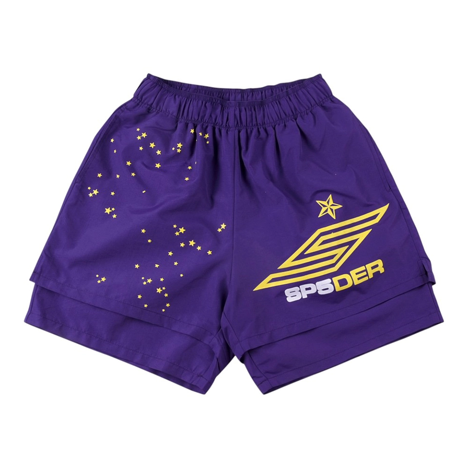 Sp5der-Purple-Star-Logo-Graphic-Shorts8.webp Sp5Der Purple Star Logo Graphic Shorts