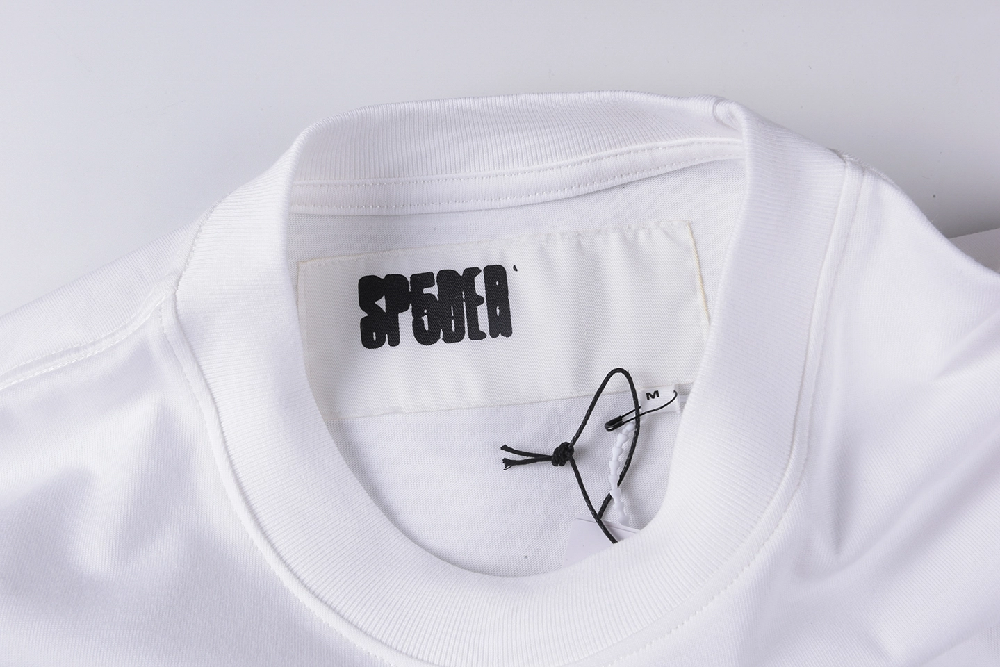 Sp5Der Receipt Print White T Shirt
