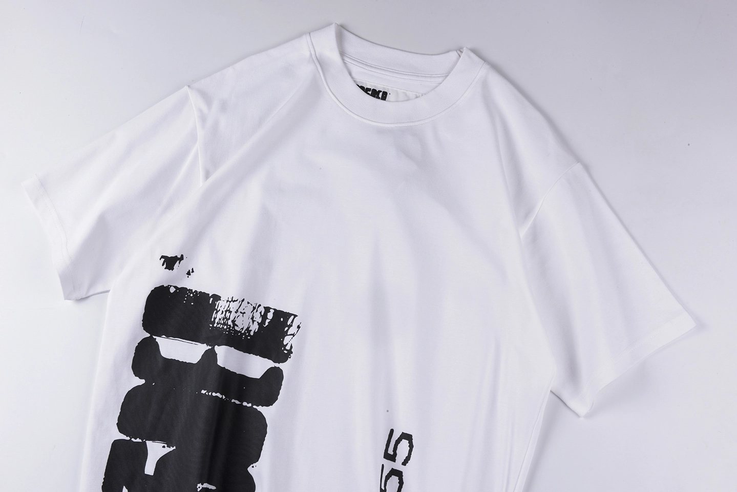 Sp5Der Receipt Print White T Shirt