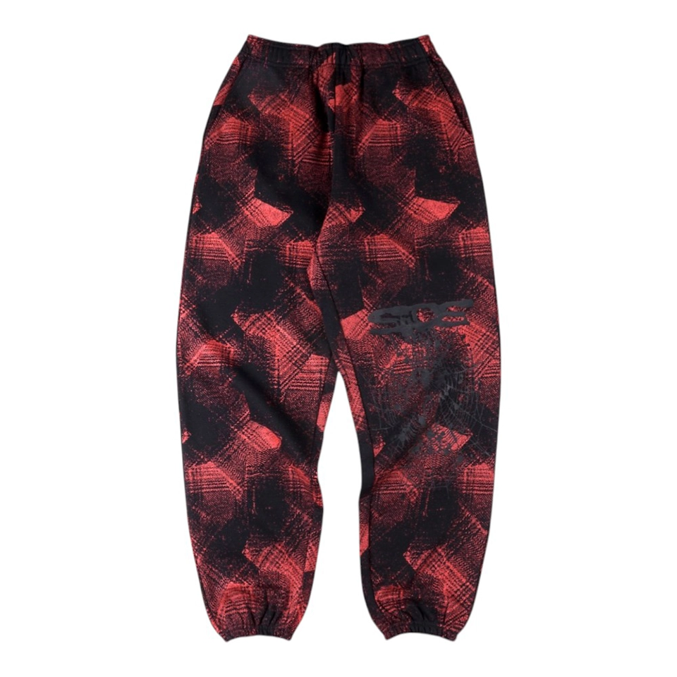 Sp5der-Red-Black-All-Over-Print-Sweatpants10.webp Sp5Der Red Black All Over Print Sweatpants