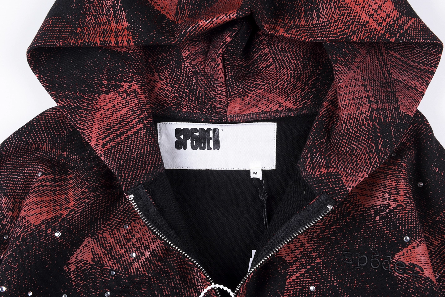 Sp5der-Red-Black-All-Over-Print-Zip-Hoodie10.webp Sp5Der Red Black All Over Print Zip Hoodie