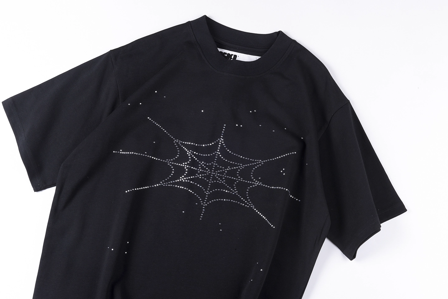 Sp5der-Rhinestone-Web-Logo-T-Shirt3.webp Sp5Der Rhinestone Web Logo T Shirt