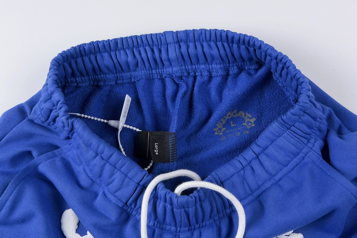 Sp5Der Royal Blue Classic Logo Sweatpants