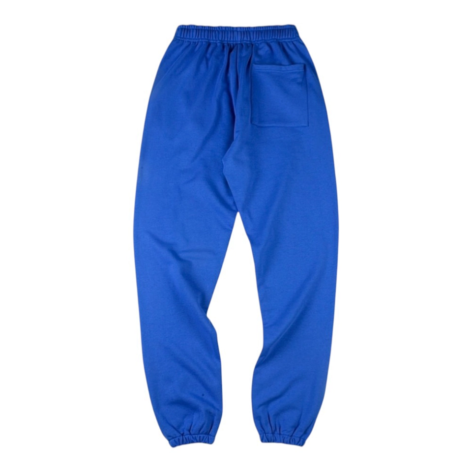 Sp5Der Royal Blue Classic Logo Sweatpants