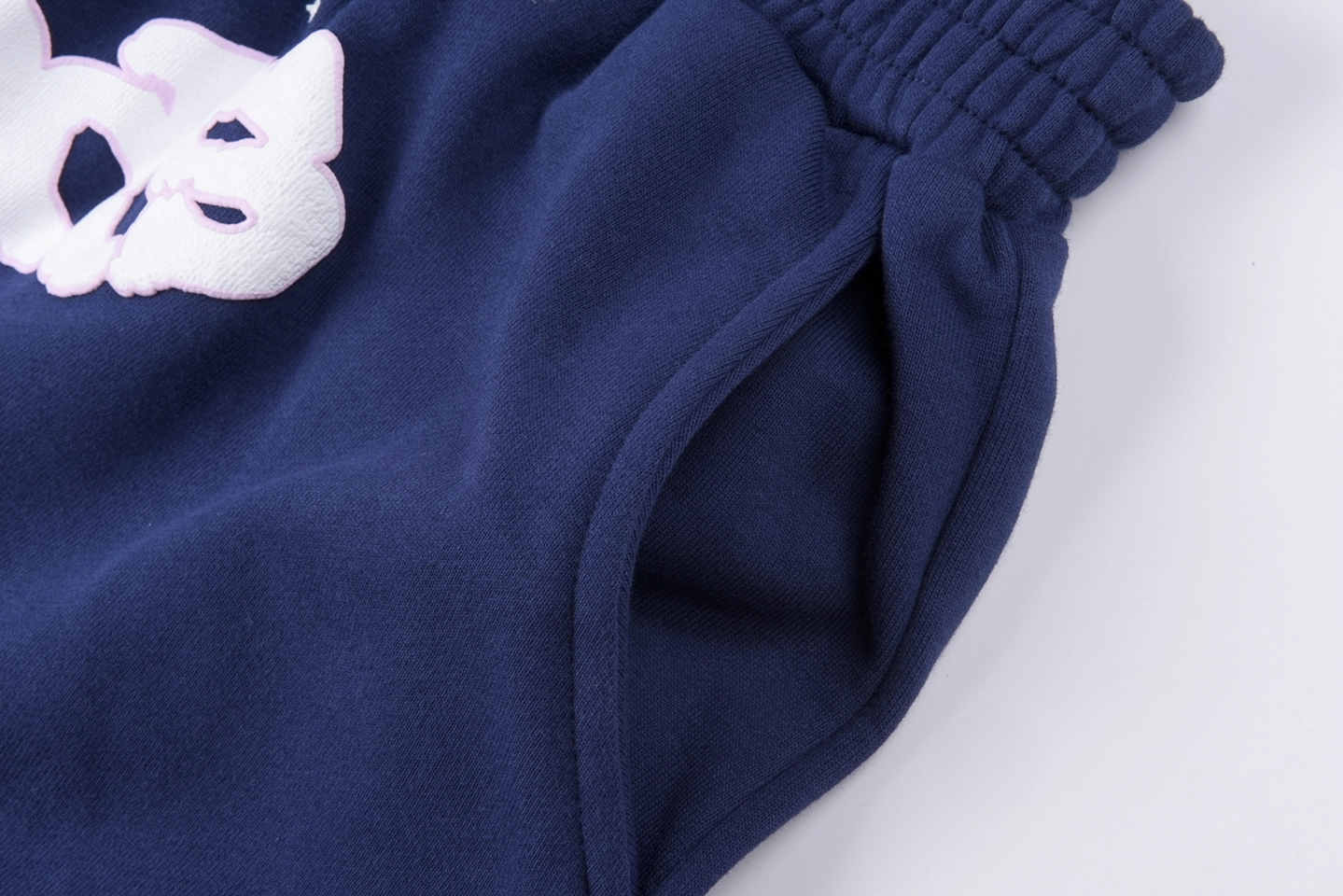 Sp5Der Royal Blue Star Logo Sweat Shorts