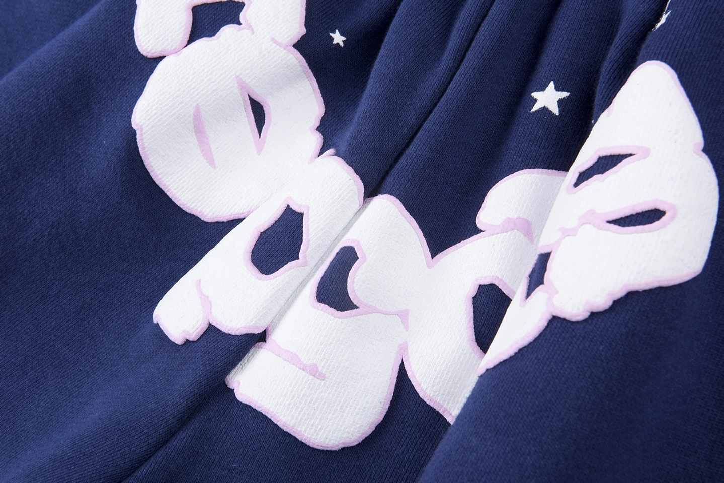 Sp5Der Royal Blue Star Logo Sweat Shorts