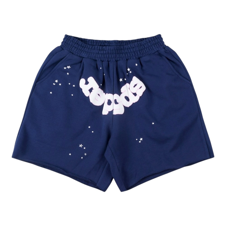 Sp5der-Royal-Blue-Star-Logo-Sweat-Shorts7.webp Sp5Der Royal Blue Star Logo Sweat Shorts