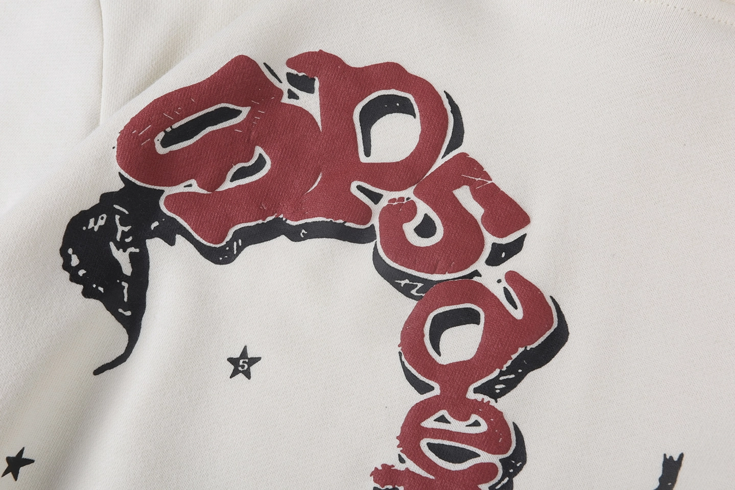 Sp5Der Scorpion Graphic Cotton Hoodie