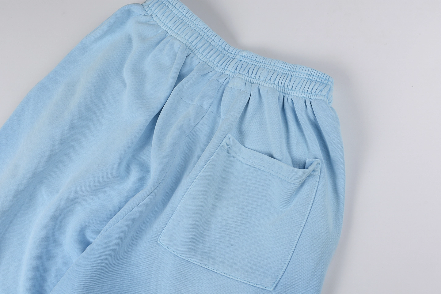 Sp5Der Sky Blue Web Logo Sweatpants