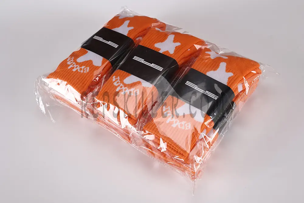 Sp5Der Socks Star Orange Socks