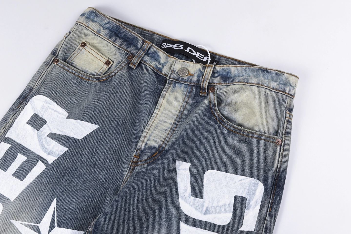 Sp5der-Star-Graphic-Denim-Jeans3.webp Sp5Der Star Graphic Denim Jeans