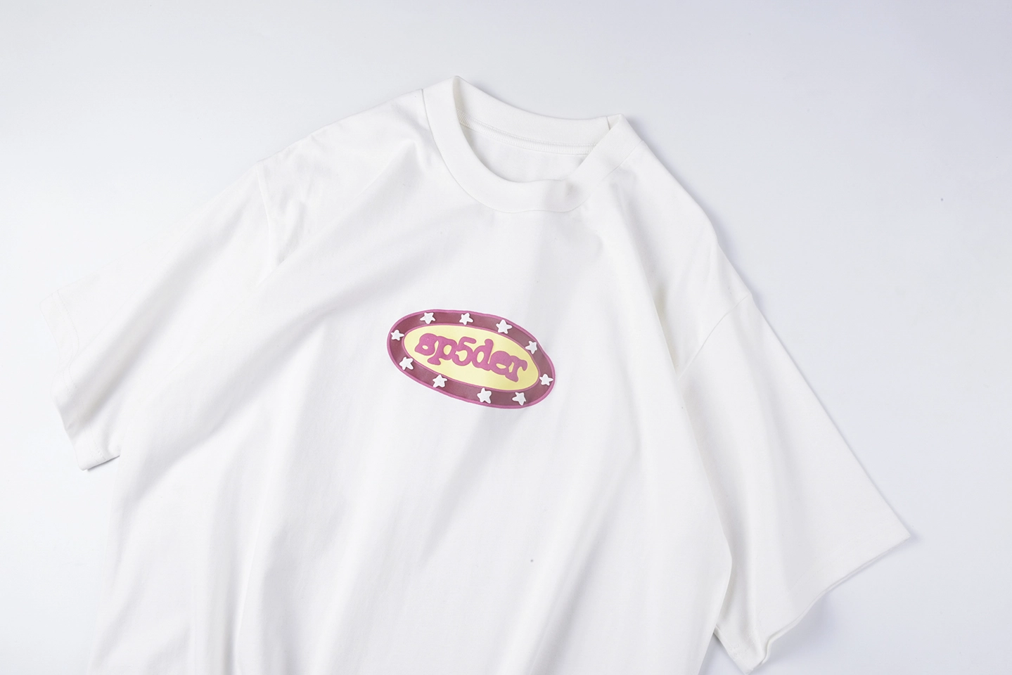 Sp5Der Star Oval Logo Graphic T Shirt