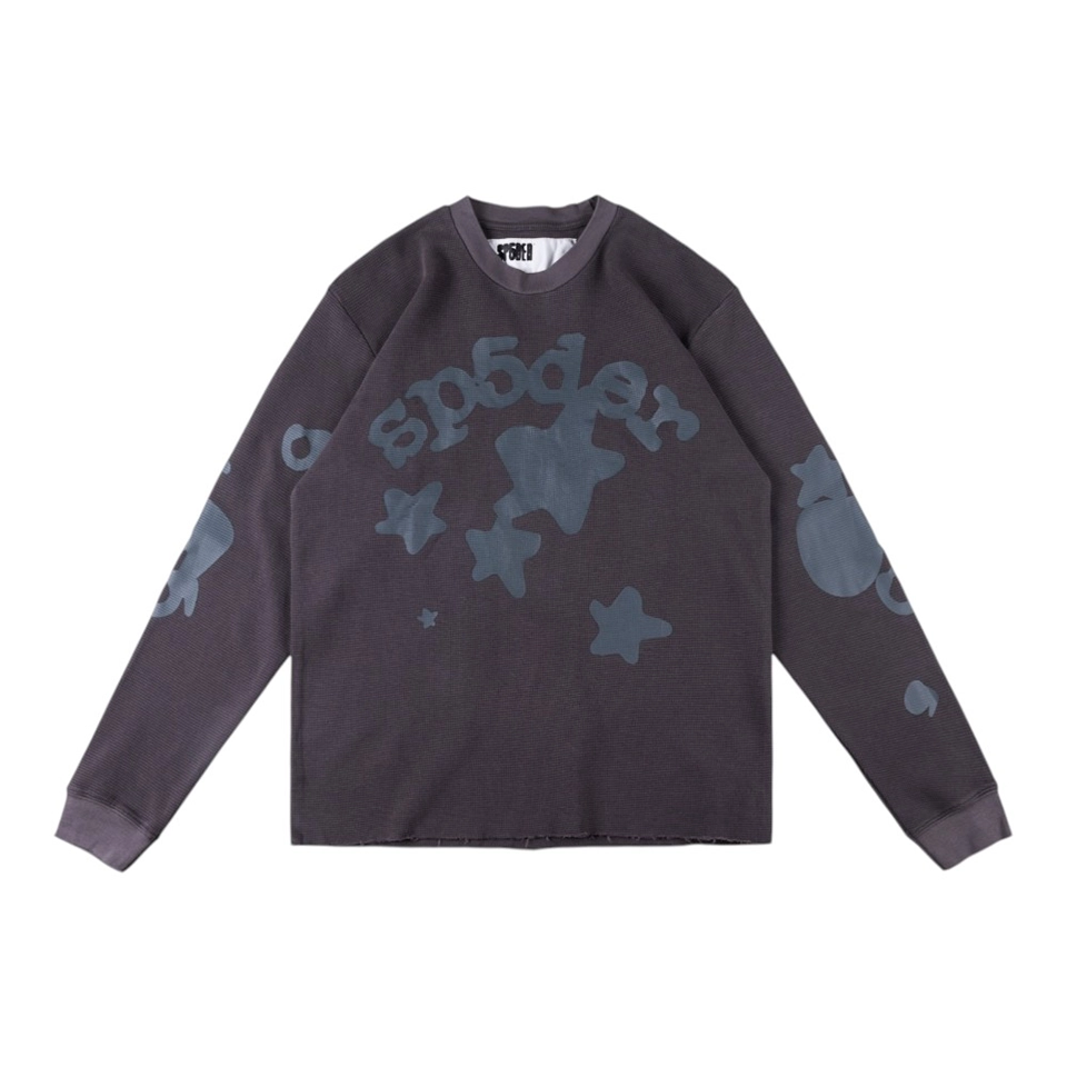 Sp5der-Washed-Grey-Star-Graphic-Shirt5.webp Sp5Der Washed Grey Star Graphic Shirt