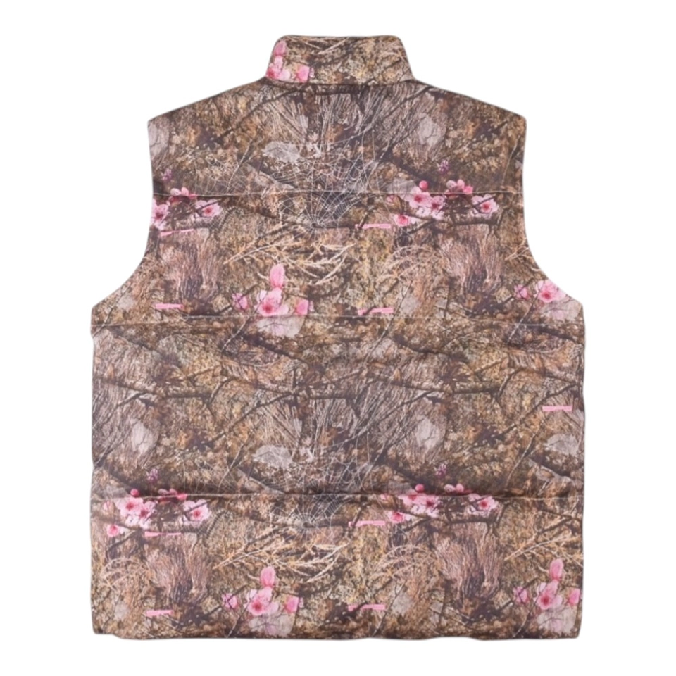 Sp5Der Woodland Blossom Camo Puffer Vest