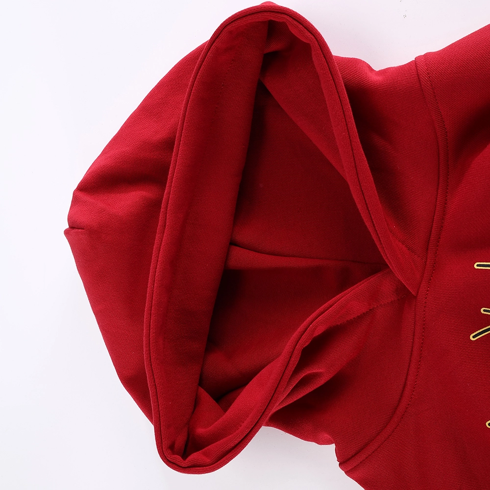 Sp5Der Worldwide Maroon Hoodie